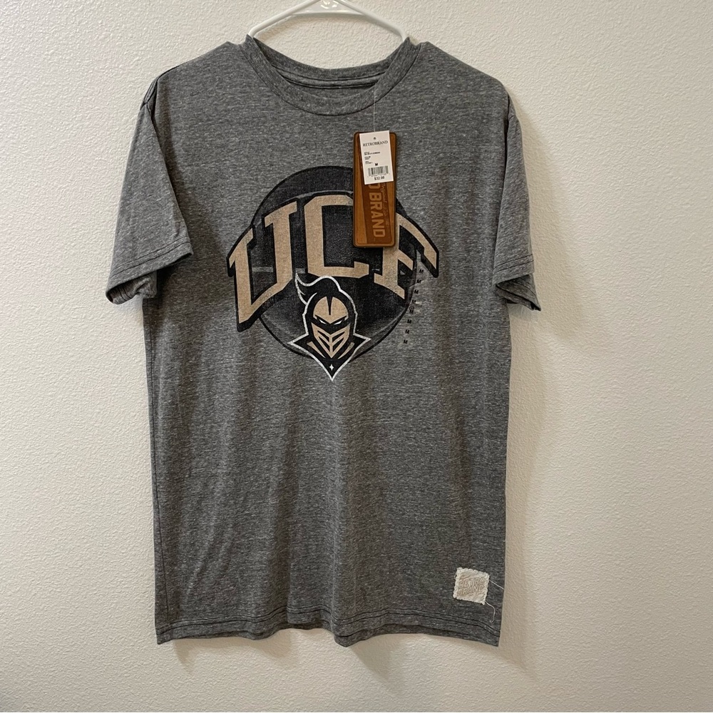 retro brand ucf Knightro shirt gray new with tag